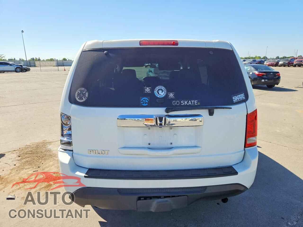 HONDA PILOT 2013 - 5FNYF3H25DB030174