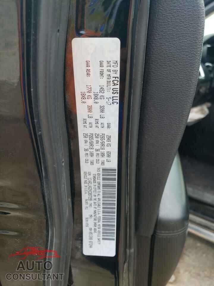 DODGE DURANGO 2017 - 1C4RDJAG2HC897295