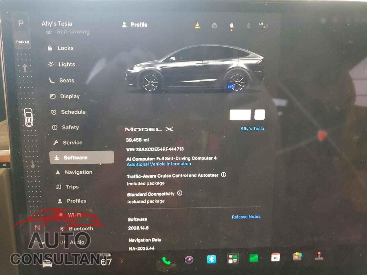 TESLA MODEL X 2024 - 7SAXCDE54RF444713