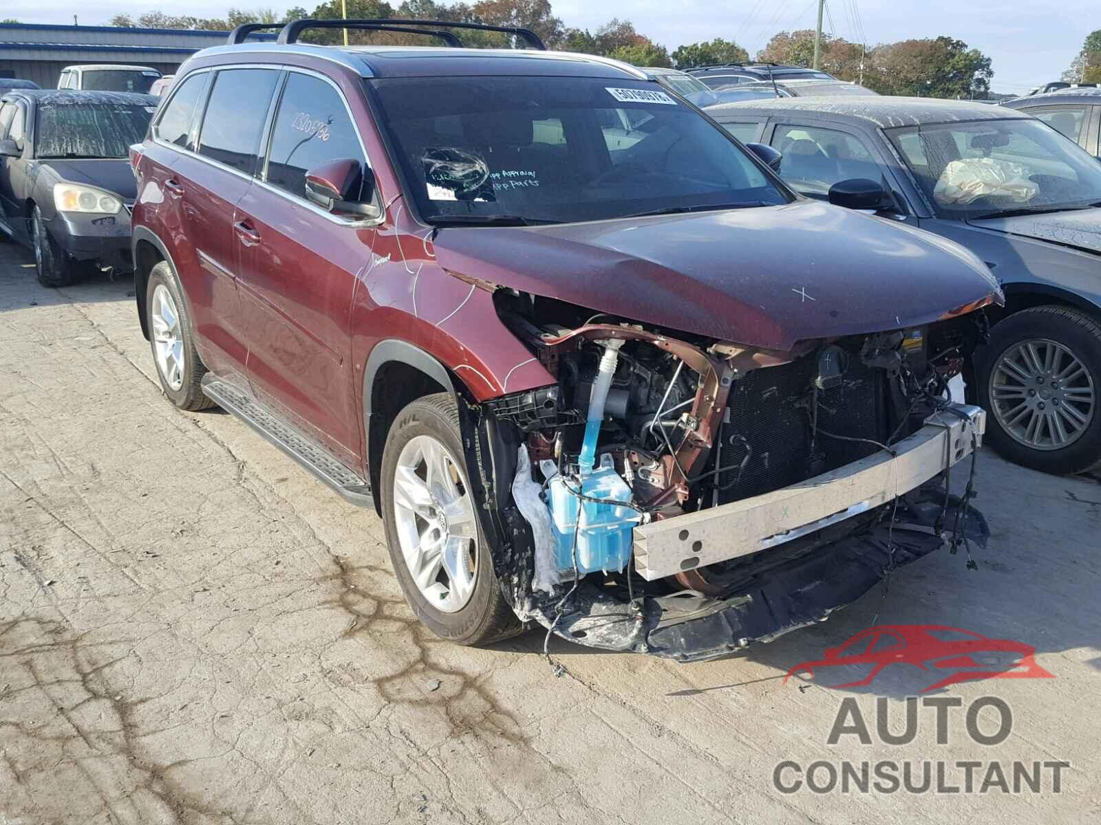 TOYOTA HIGHLANDER 2016 - 5TDDKRFH5GS277747