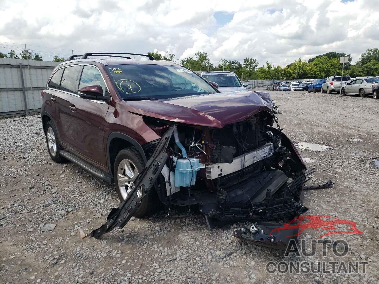 TOYOTA HIGHLANDER 2017 - 5TDYZRFH9HS205674