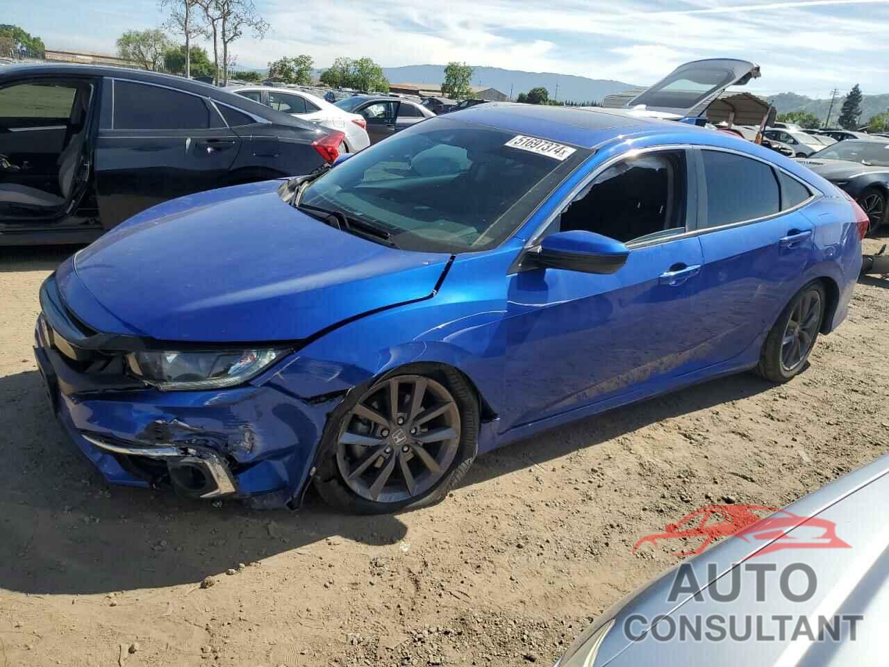 HONDA CIVIC 2021 - 19XFC1F31ME210256