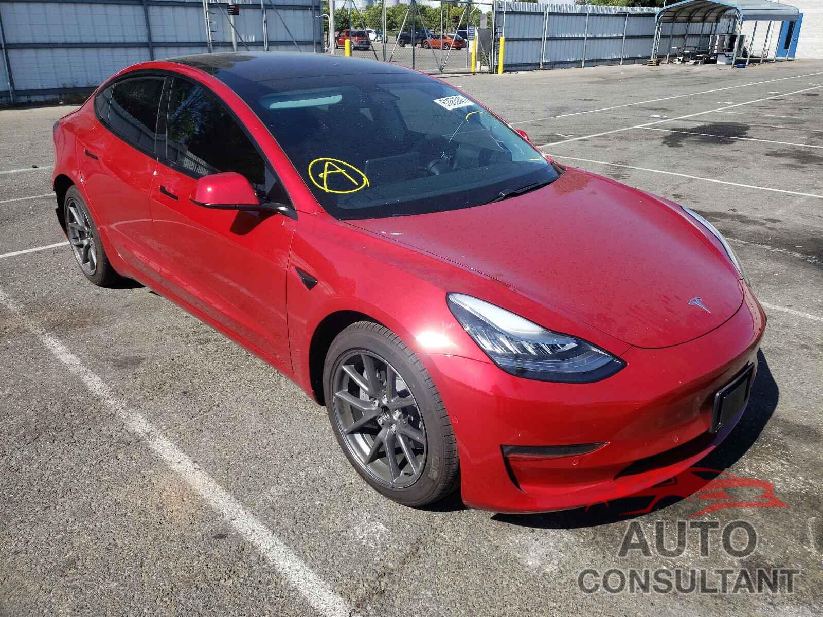 TESLA MODEL 3 2021 - 5YJ3E1EA8MF843182