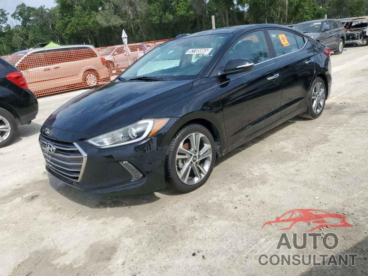HYUNDAI ELANTRA 2017 - KMHD84LF2HU156445