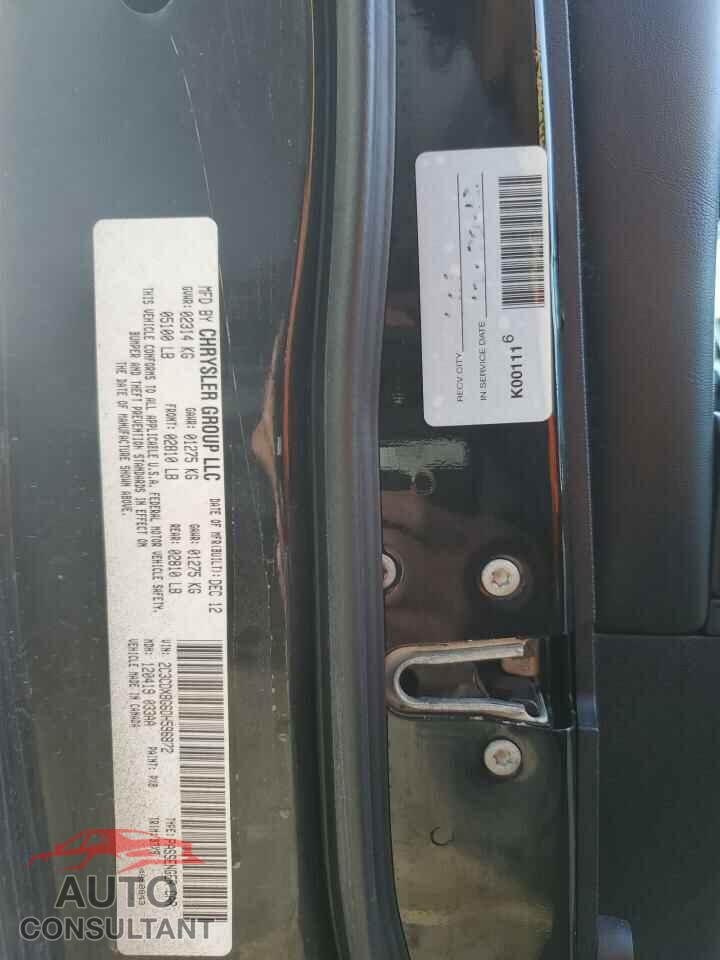 DODGE CHARGER 2013 - 2C3CDXBG6DH596872