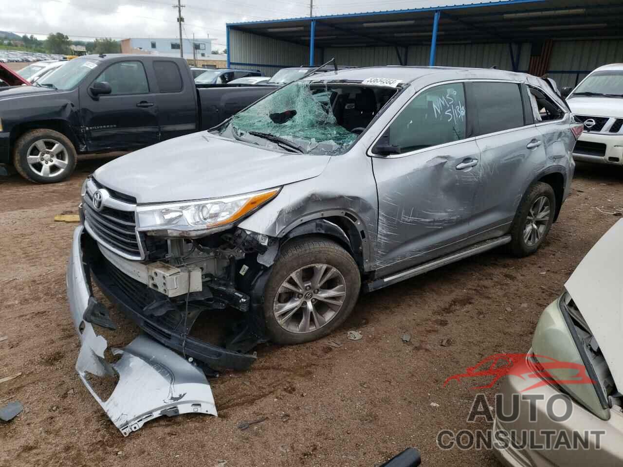 TOYOTA HIGHLANDER 2016 - 5TDZKRFH0GS157392