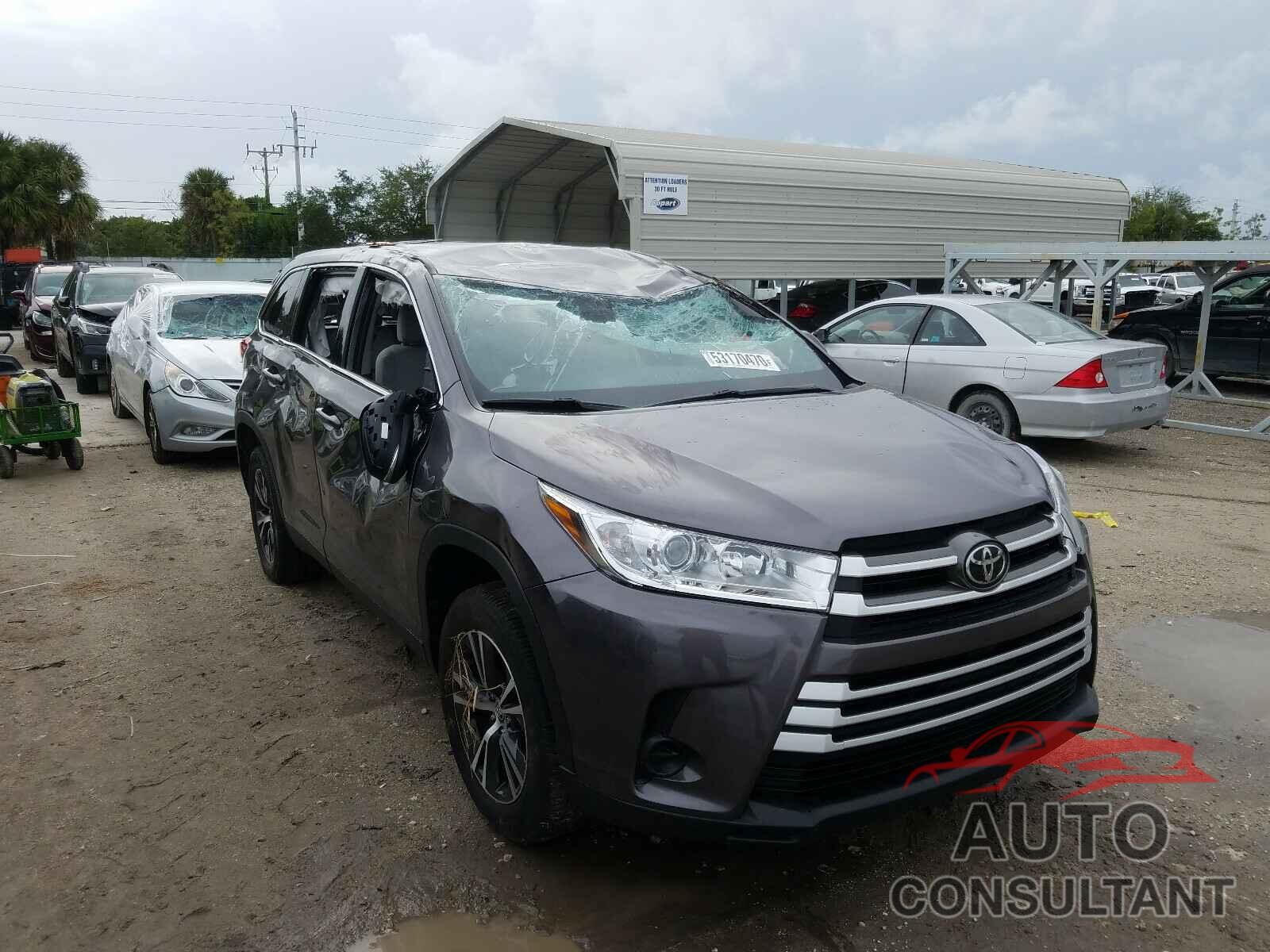 TOYOTA HIGHLANDER 2019 - 5TDZARFH6KS054053