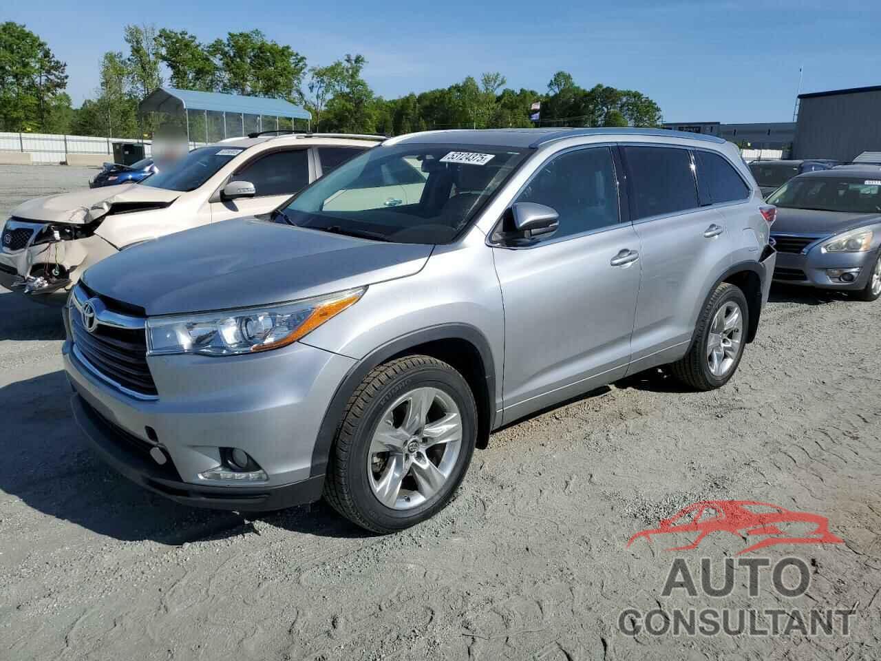 TOYOTA HIGHLANDER 2016 - 5TDDKRFH7GS323241