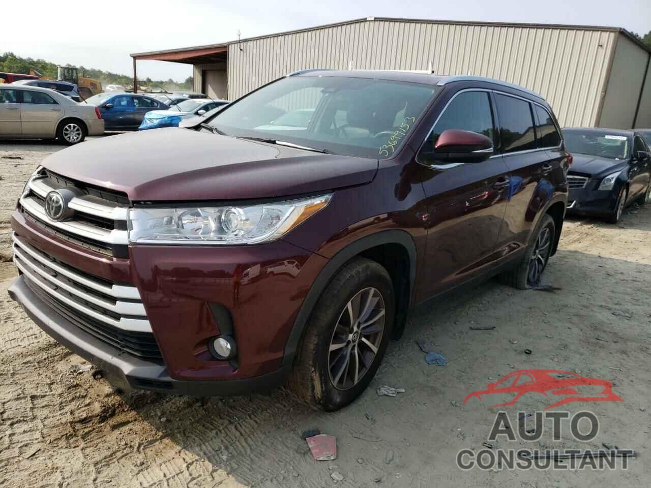 TOYOTA HIGHLANDER 2019 - 5TDJZRFHXKS995043