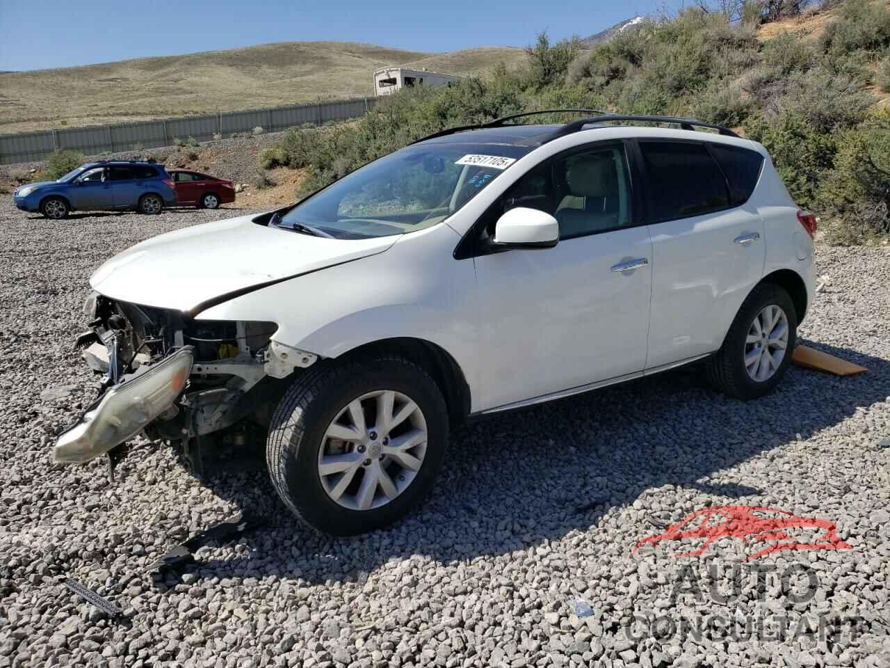 NISSAN MURANO 2012 - JN8AZ1MW8CW213315