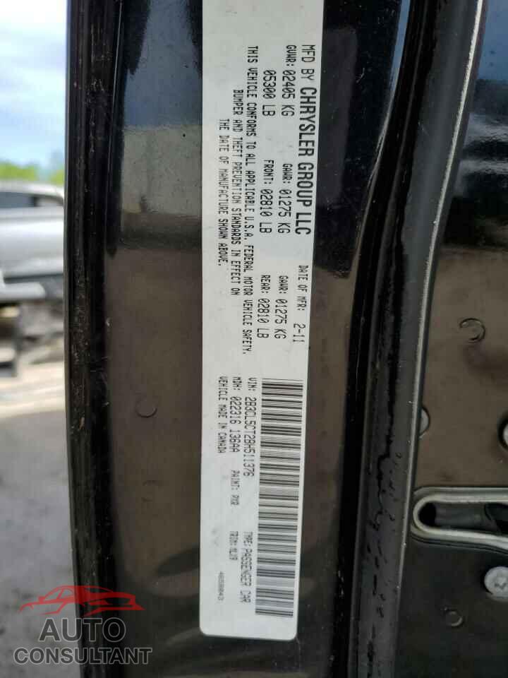 DODGE CHARGER 2011 - 2B3CL5CT2BH511376