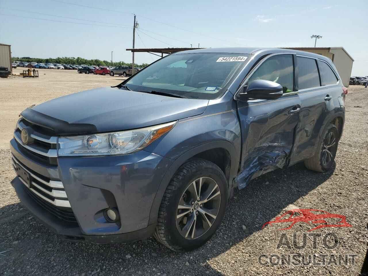 TOYOTA HIGHLANDER 2018 - 5TDZZRFH8JS271983