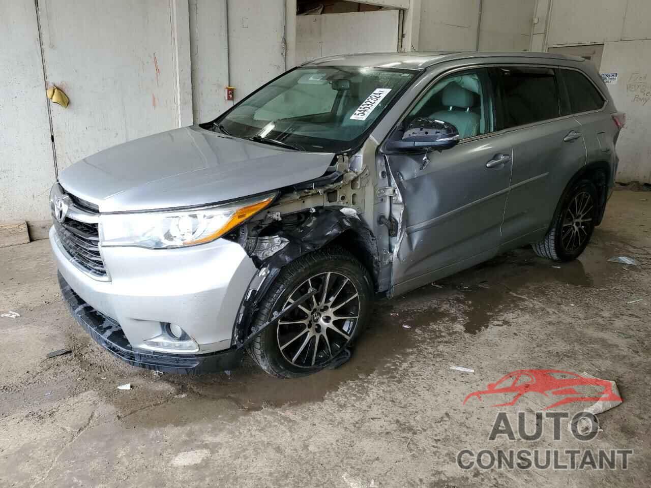 TOYOTA HIGHLANDER 2016 - 5TDDKRFH7GS263901