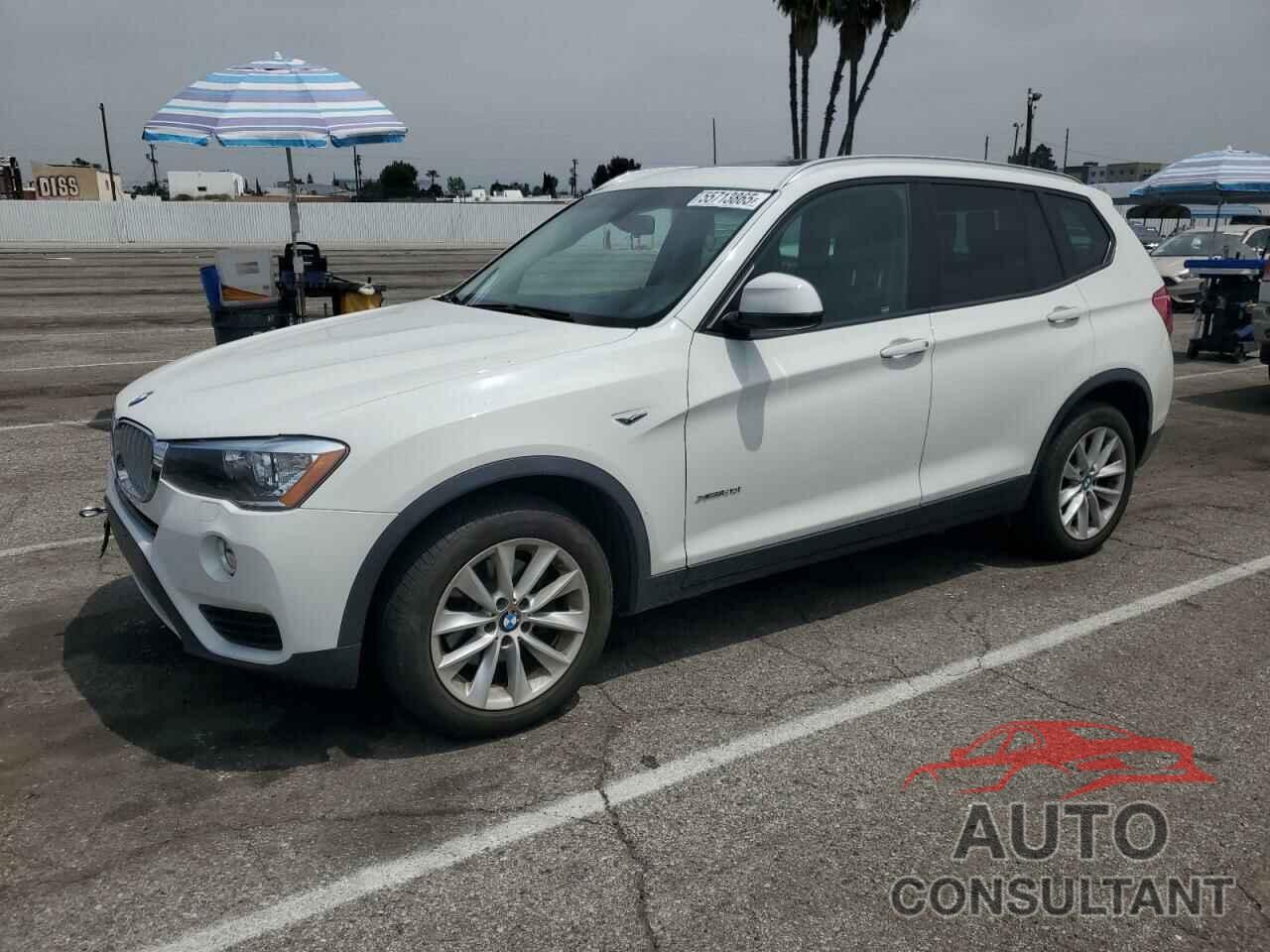 BMW X3 2017 - 5UXWX9C30H0W72456