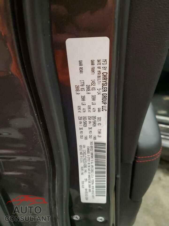 DODGE DURANGO 2014 - 1C4SDJCTXEC514386