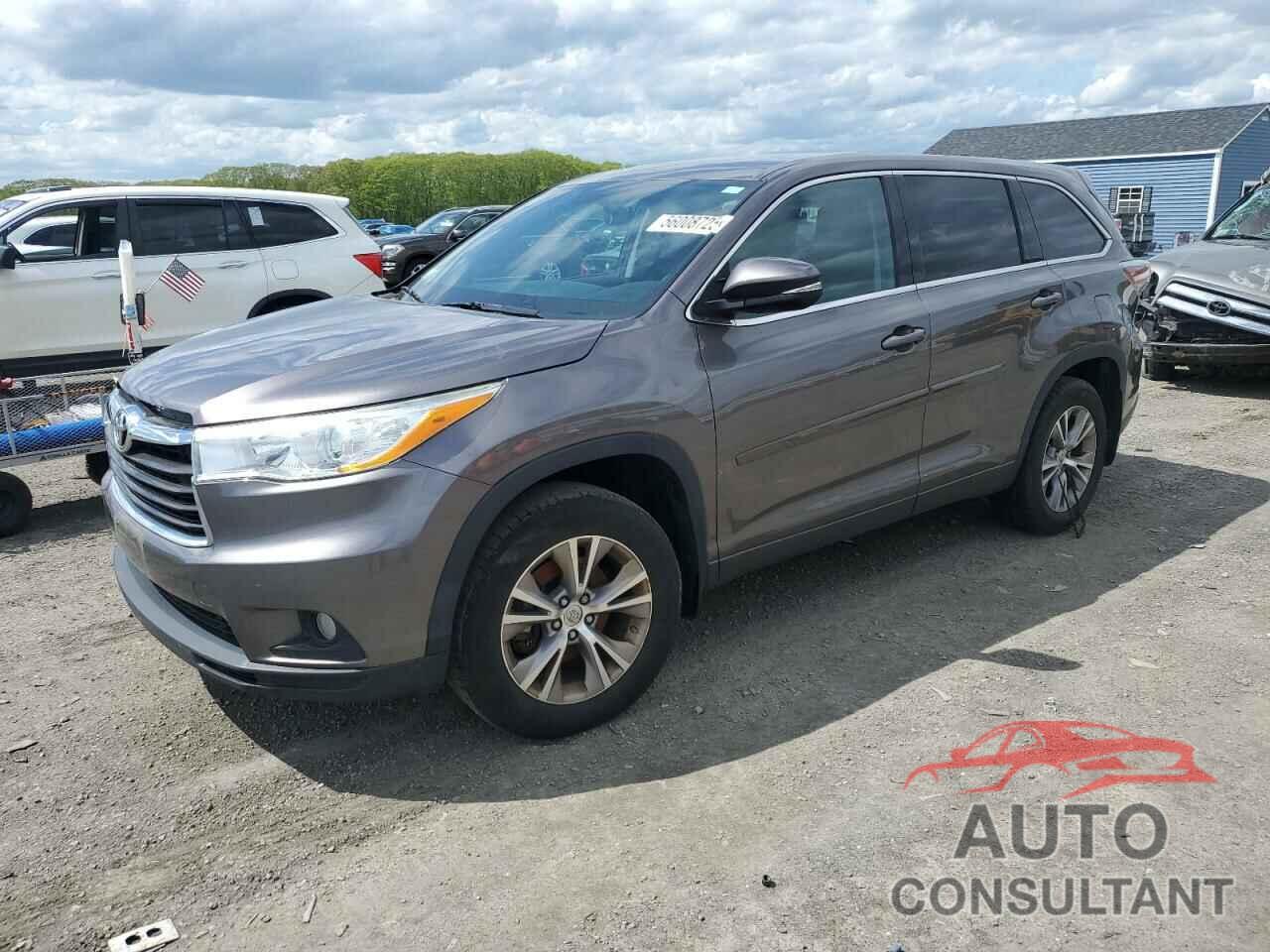 TOYOTA HIGHLANDER 2014 - 5TDBKRFH9ES034155
