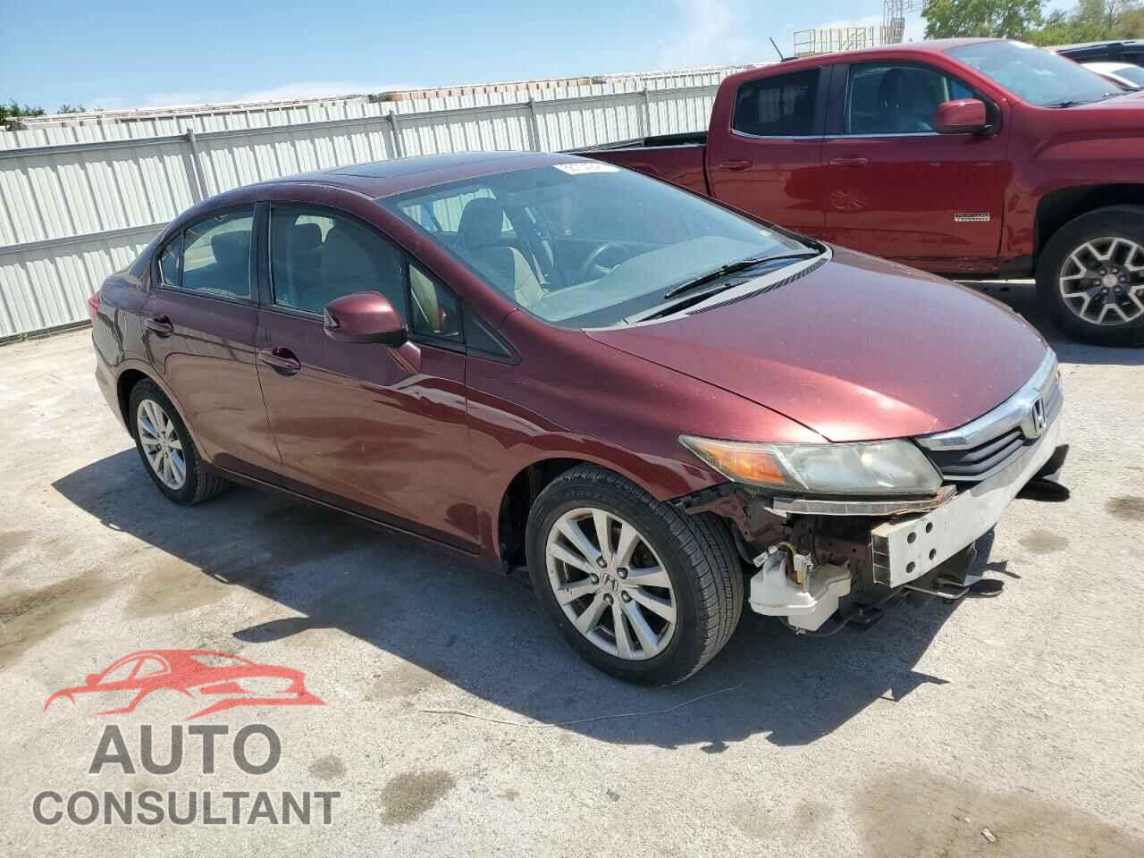 HONDA CIVIC 2012 - 19XFB2F87CE053545