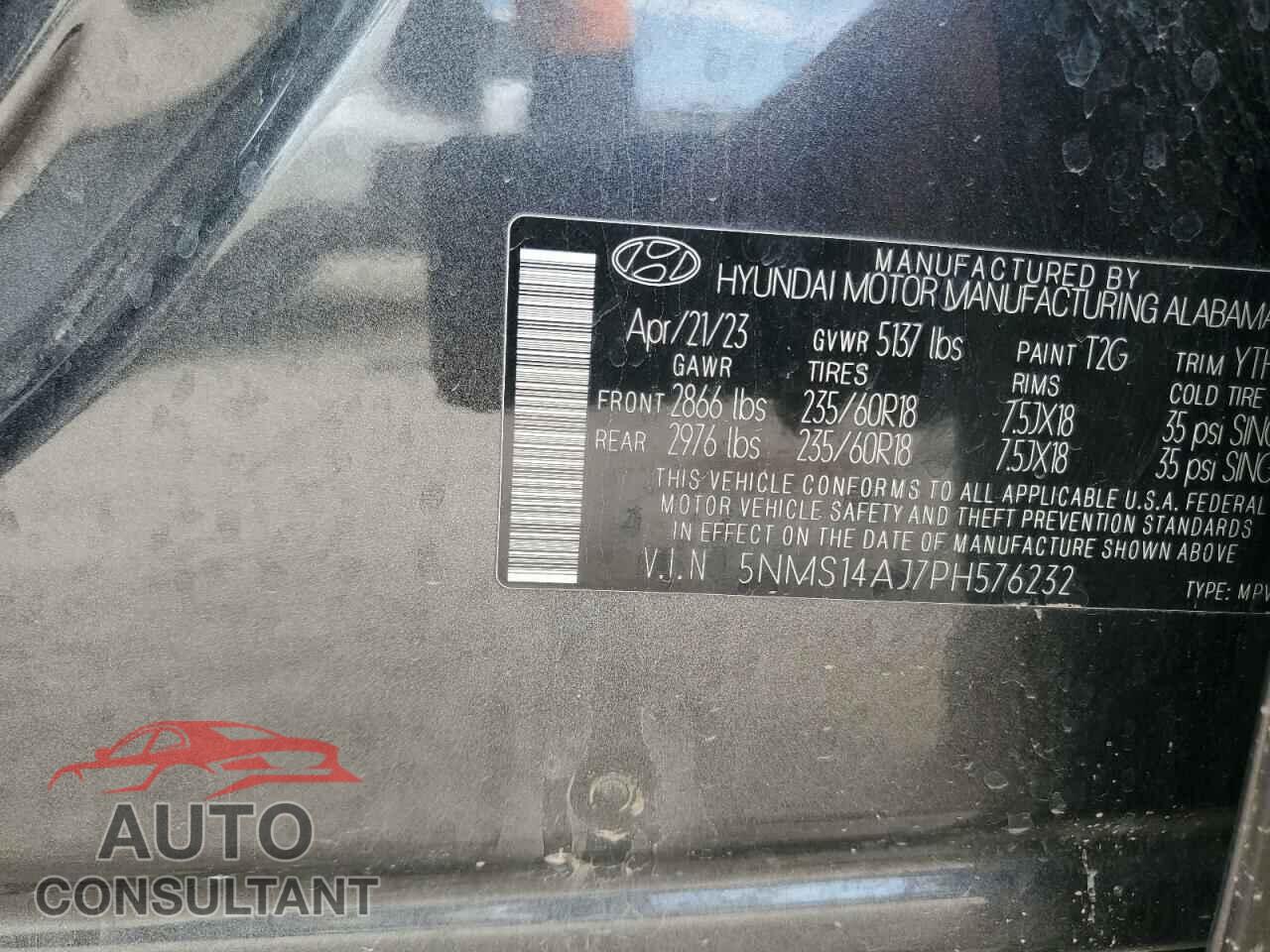 HYUNDAI SANTA FE 2023 - 5NMS14AJ7PH576232