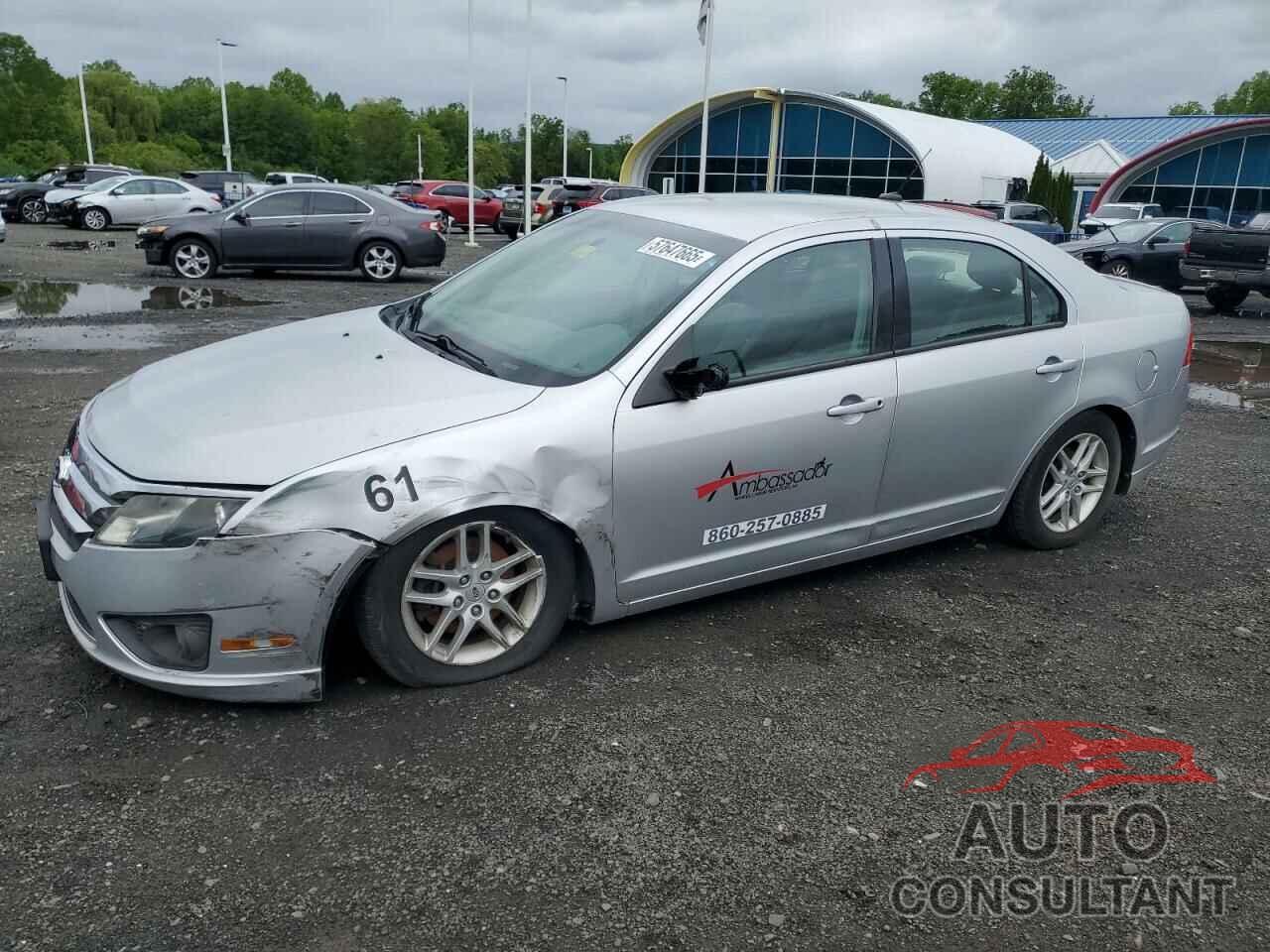 FORD FUSION 2011 - 3FAHP0GAXBR191190