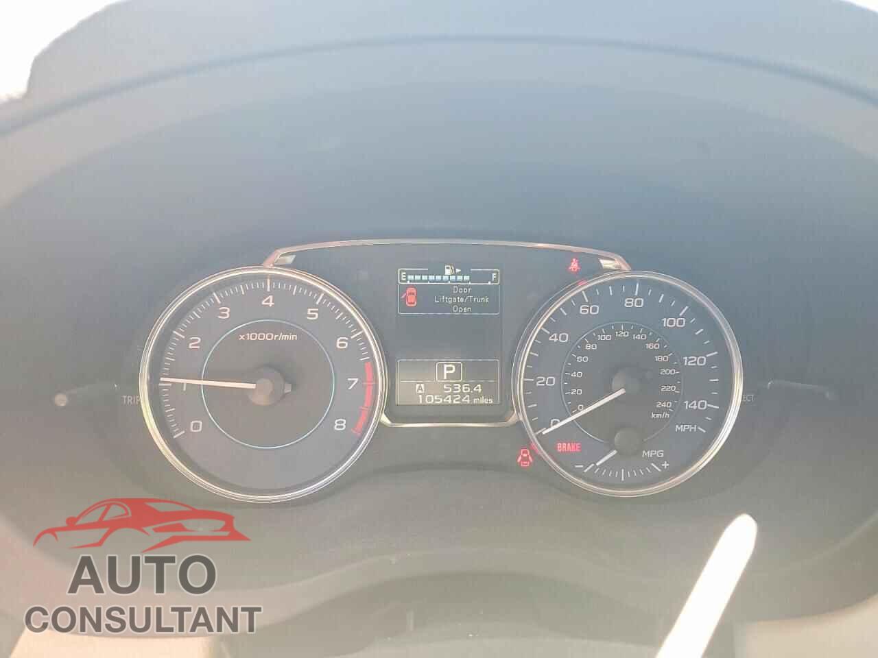 SUBARU XV 2015 - JF2GPAMC2F8260237