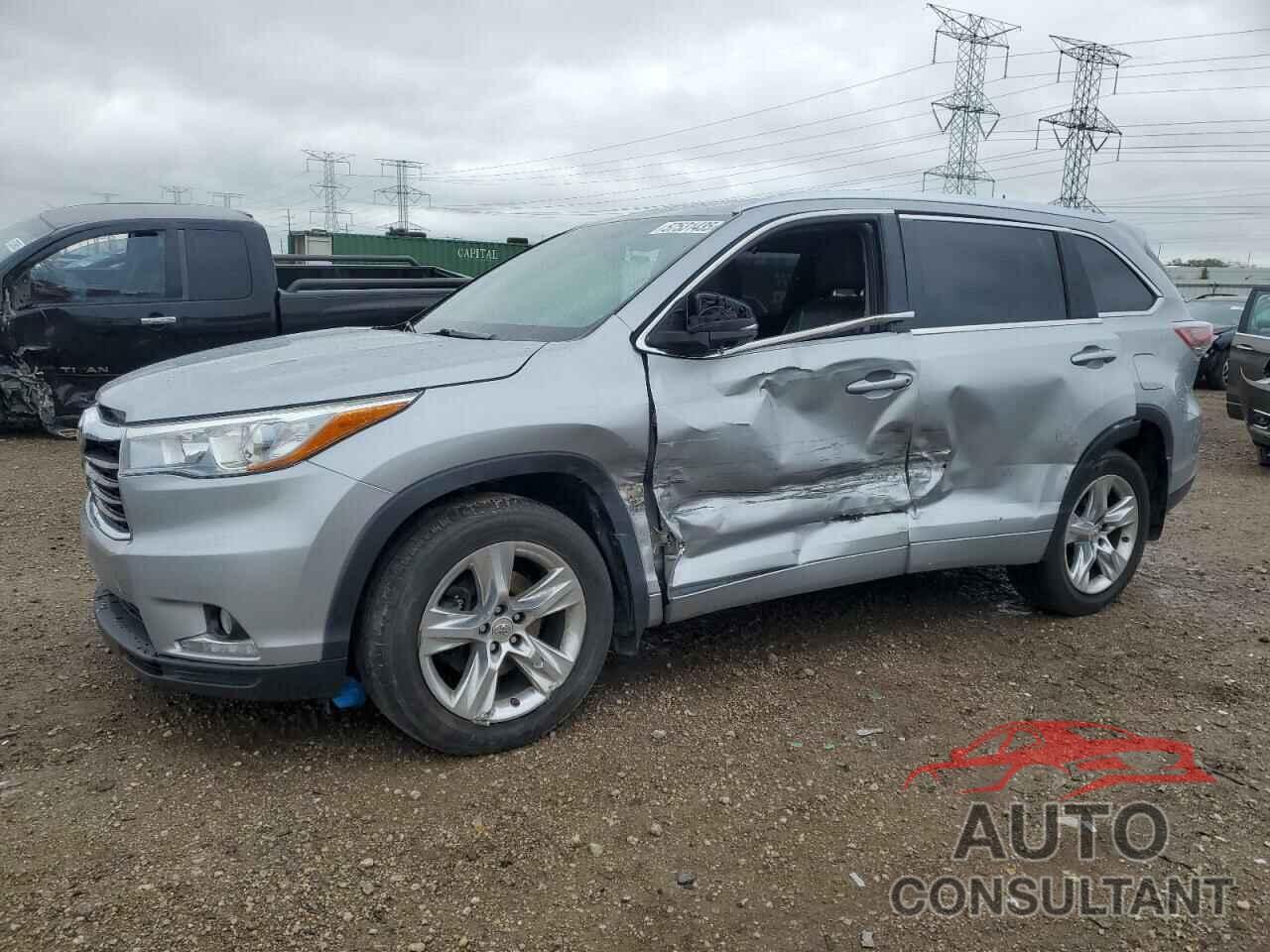 TOYOTA HIGHLANDER 2015 - 5TDDKRFH3FS169044