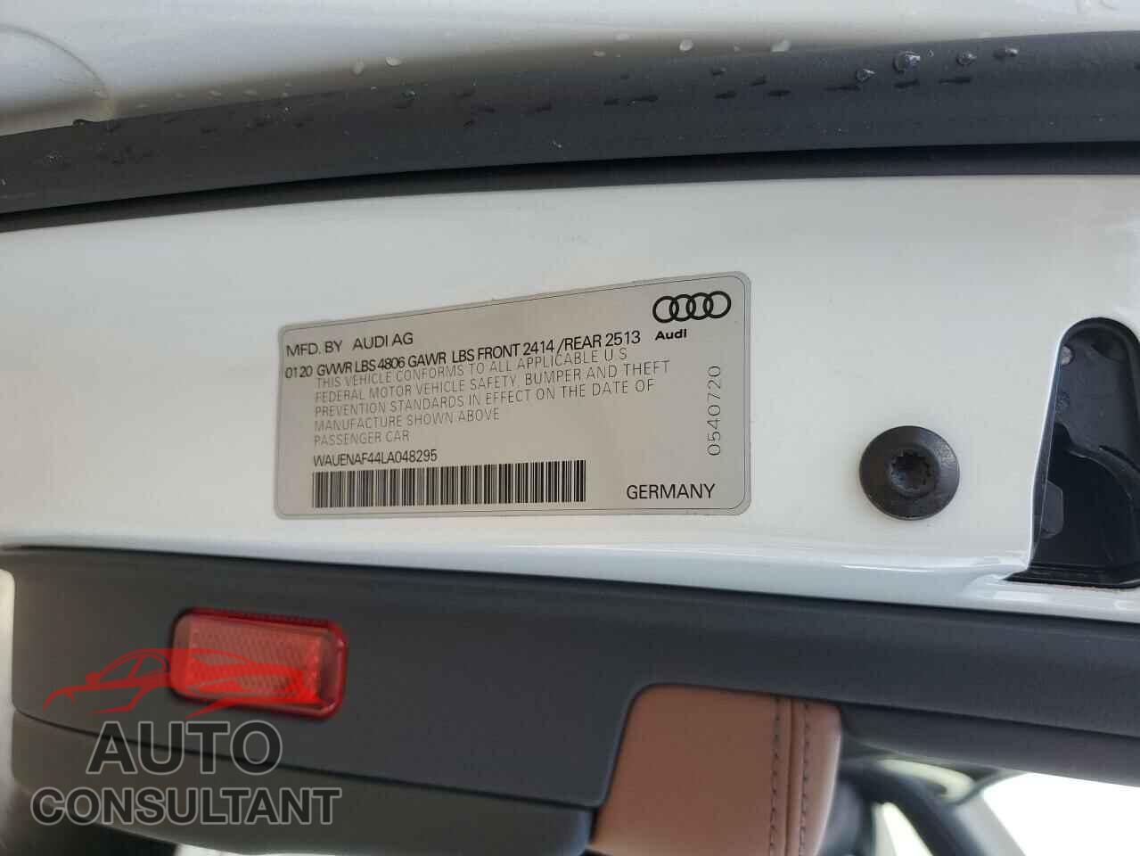 AUDI A4 2020 - WAUENAF44LA048295