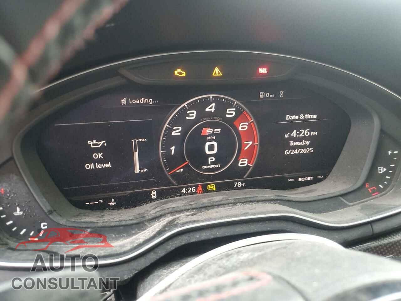 AUDI S5/RS5 2018 - WAUB4CF58JA083882