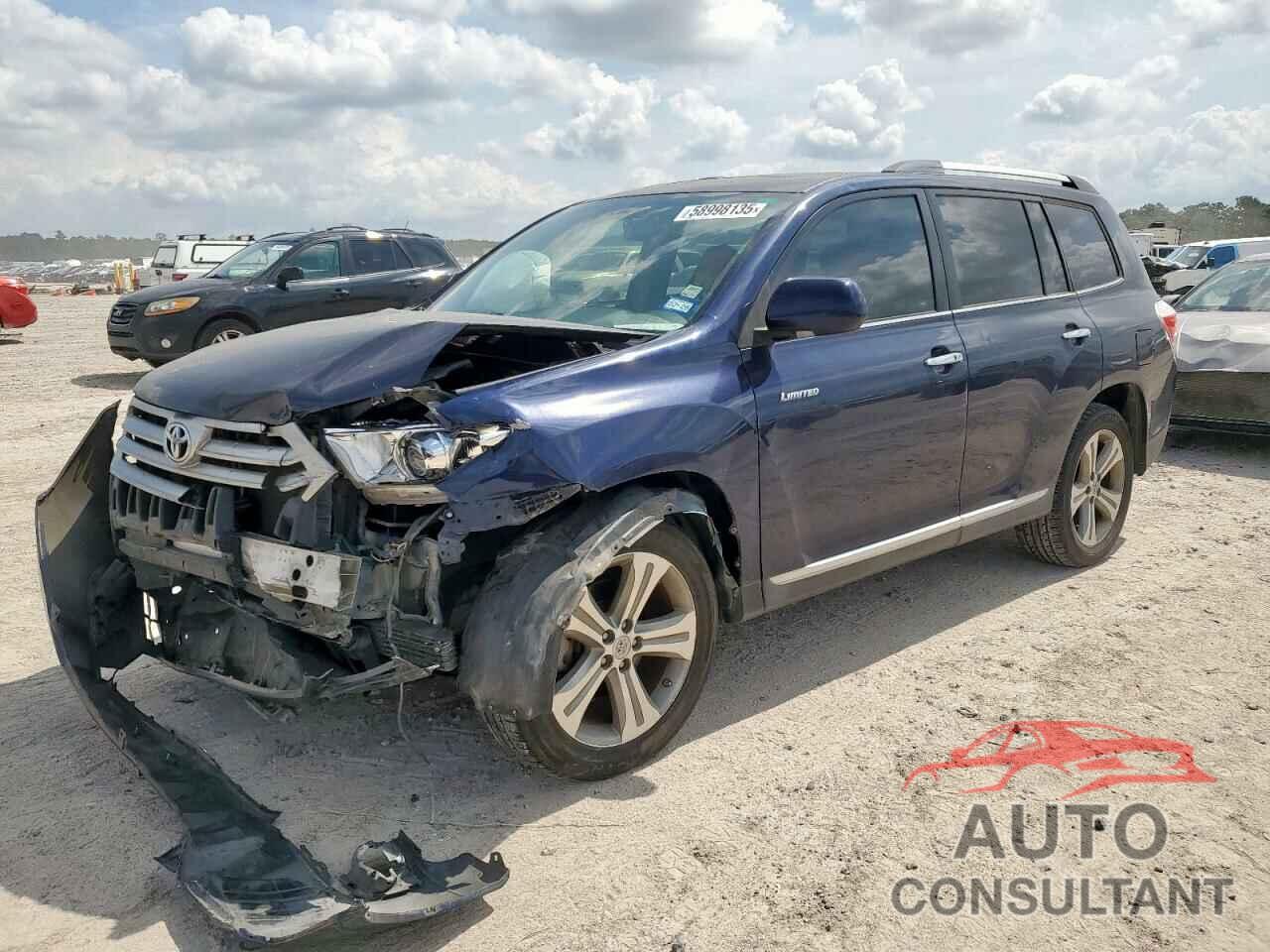 TOYOTA HIGHLANDER 2012 - 5TDYK3EH3CS050227