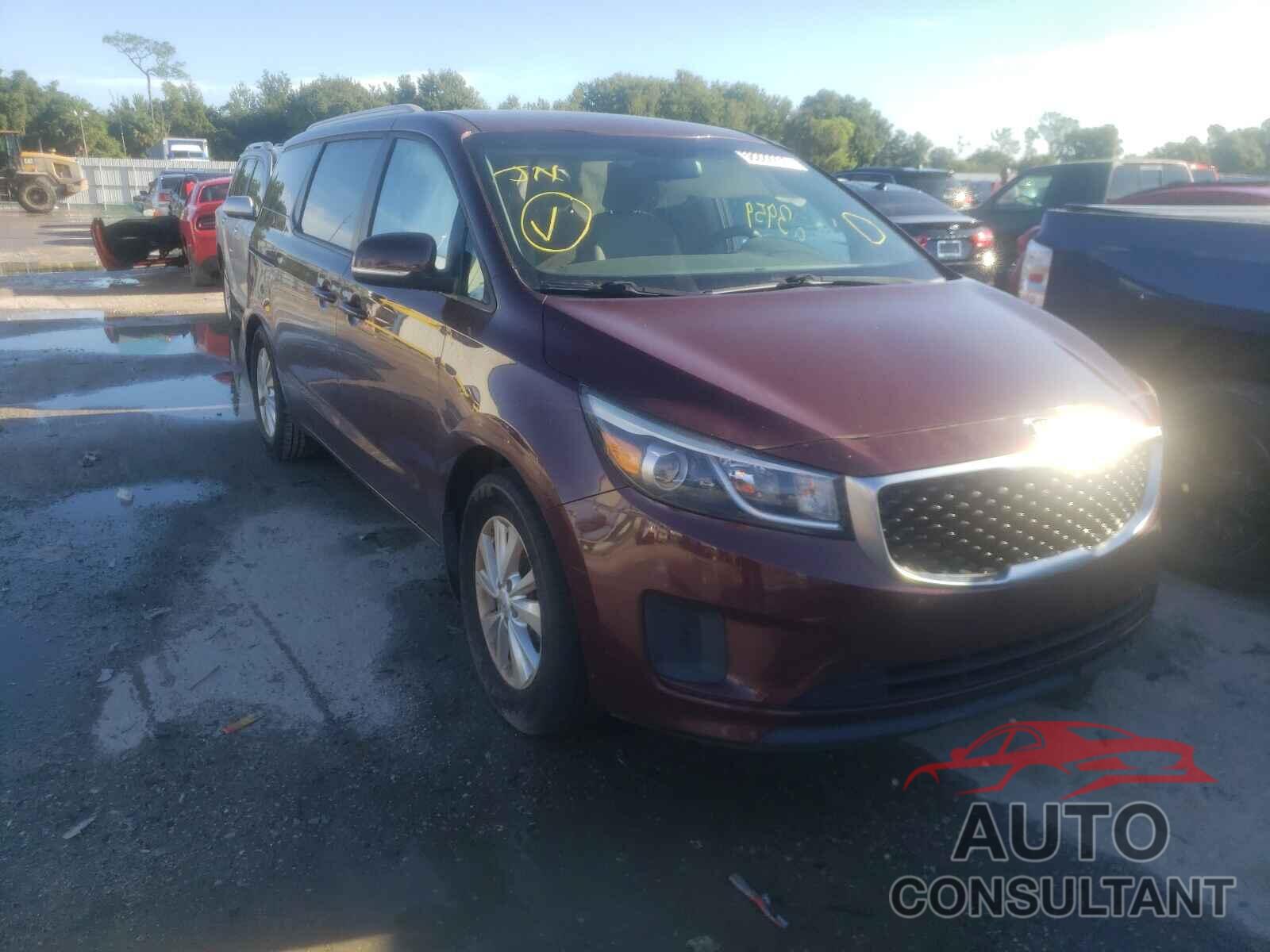 KIA SEDONA 2016 - KNDMB5C15G6107386