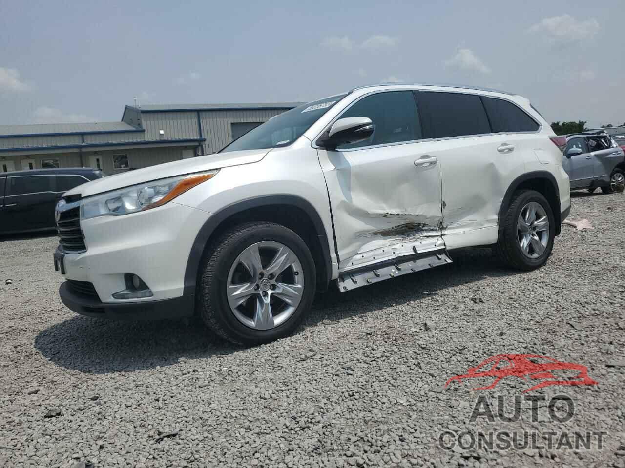 TOYOTA HIGHLANDER 2015 - 5TDDKRFH9FS150787