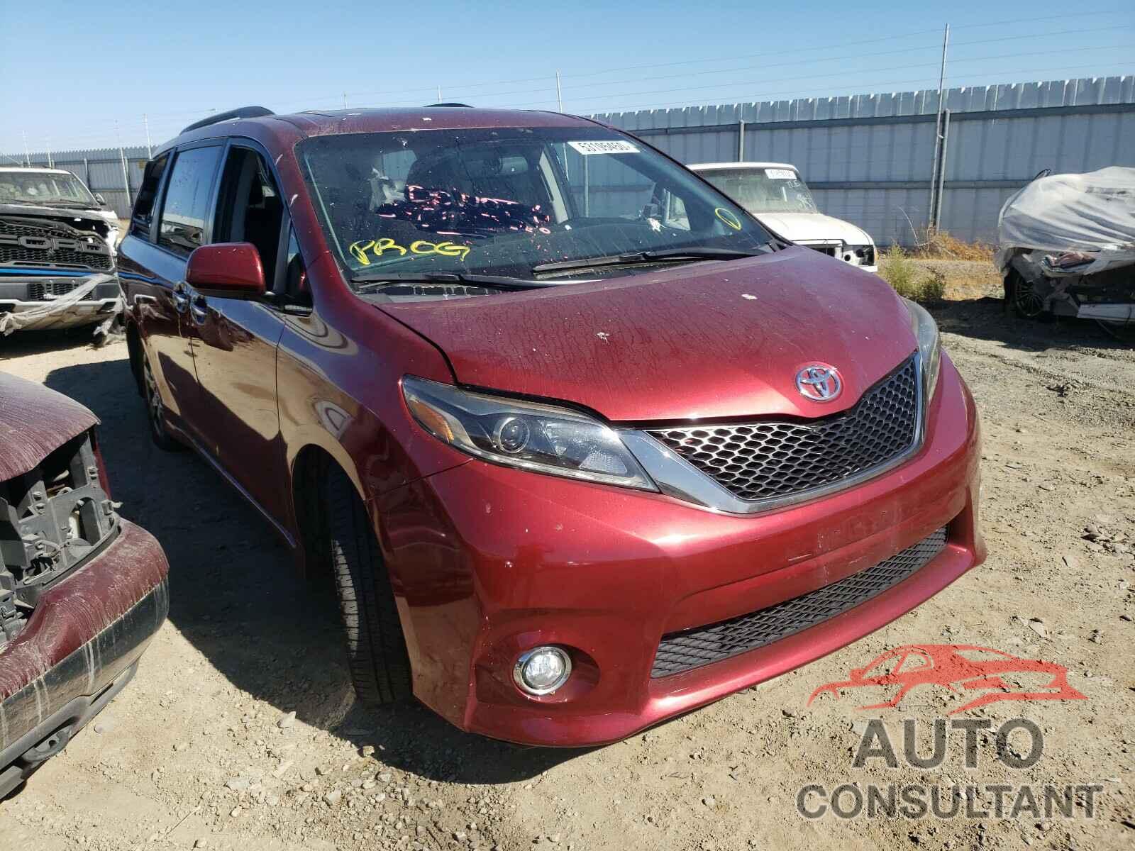 TOYOTA SIENNA 2017 - 5TDXZ3DC0HS815754