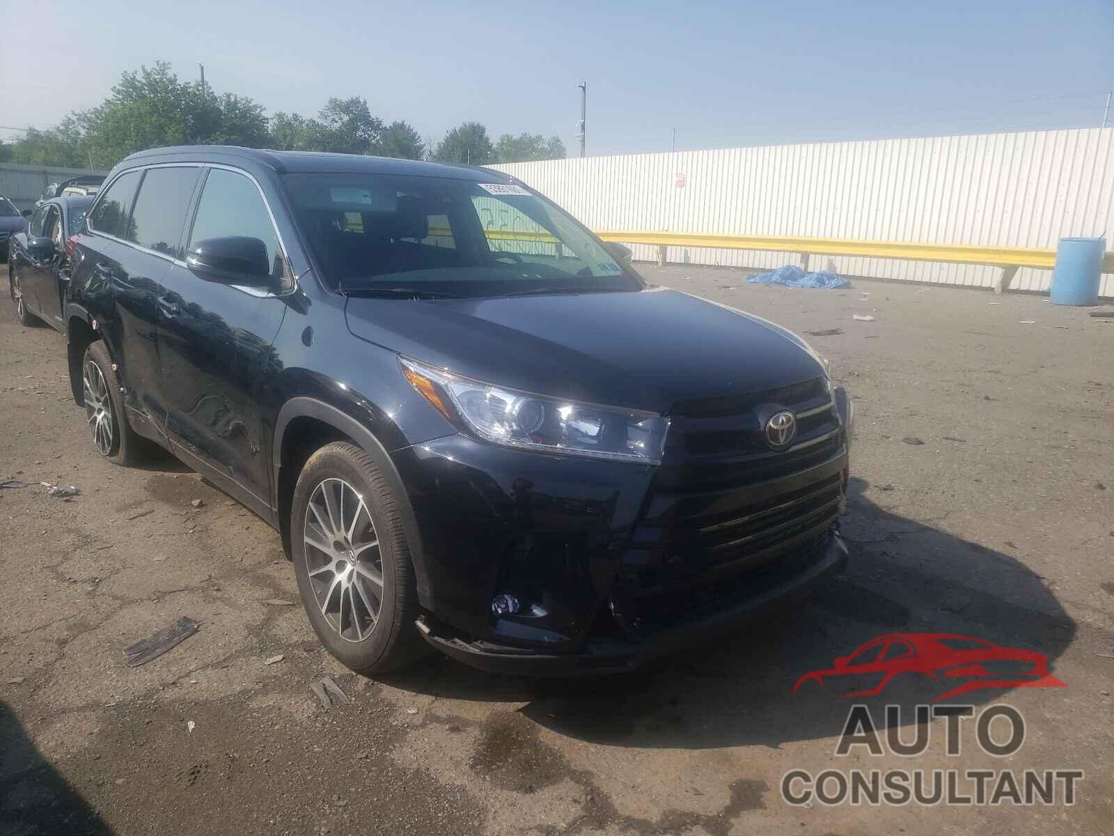 TOYOTA HIGHLANDER 2017 - 5TDJZRFH5HS419000