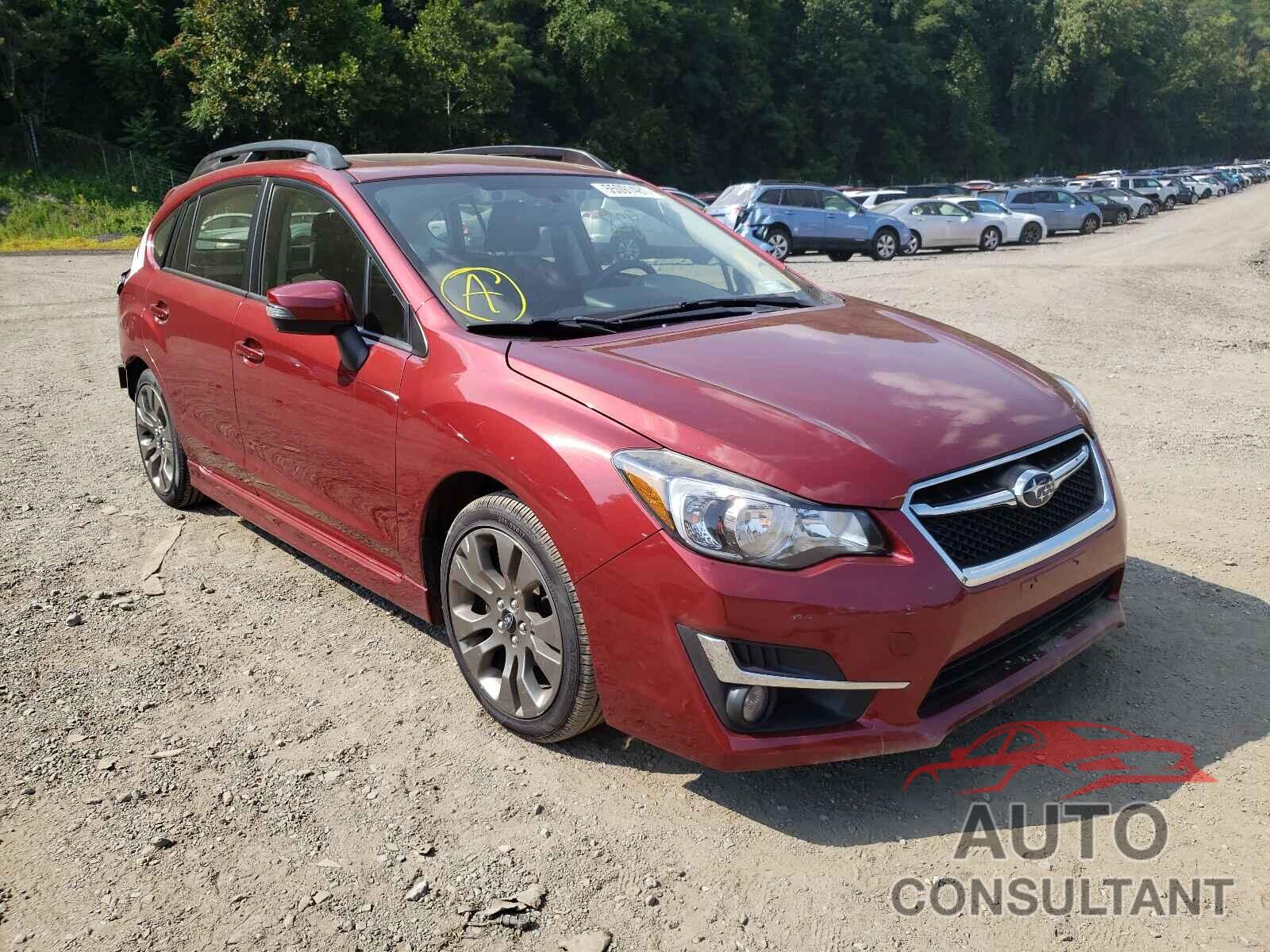 SUBARU IMPREZA 2016 - JF1GPAS63G8257785
