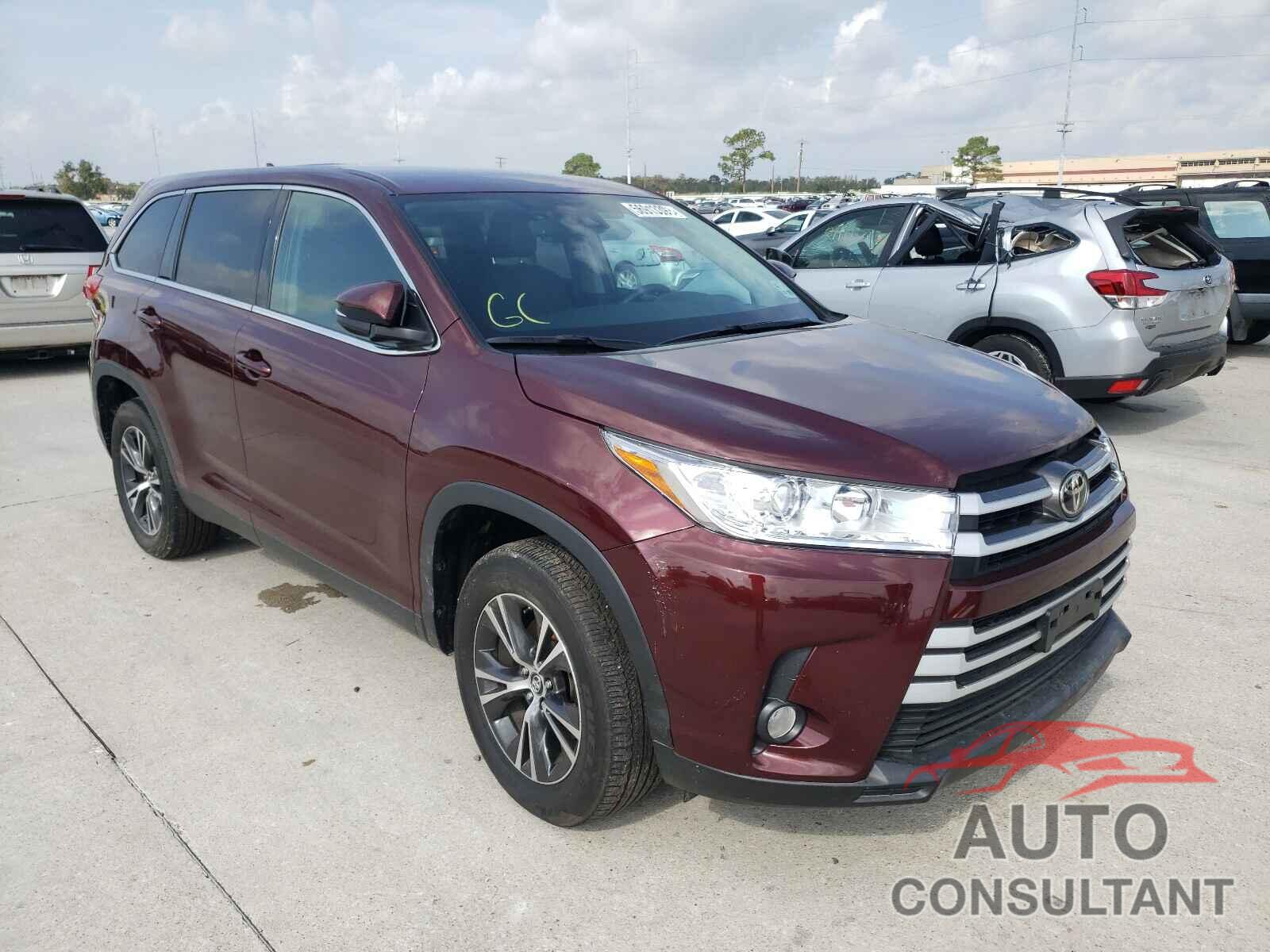 TOYOTA HIGHLANDER 2019 - 5TDZZRFH3KS340807