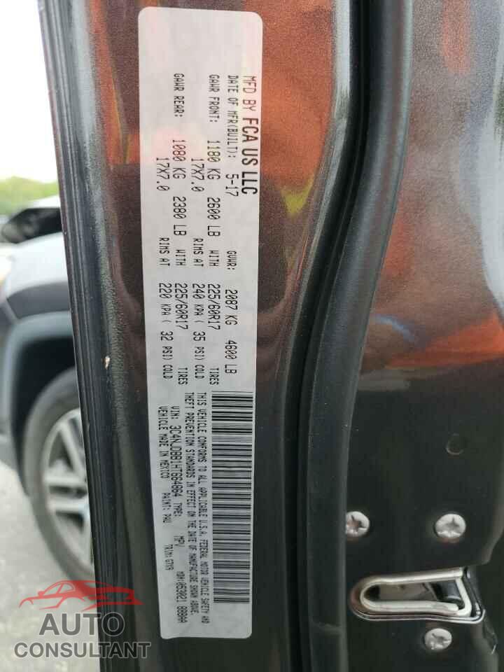 JEEP COMPASS 2017 - 3C4NJDBB1HT664864