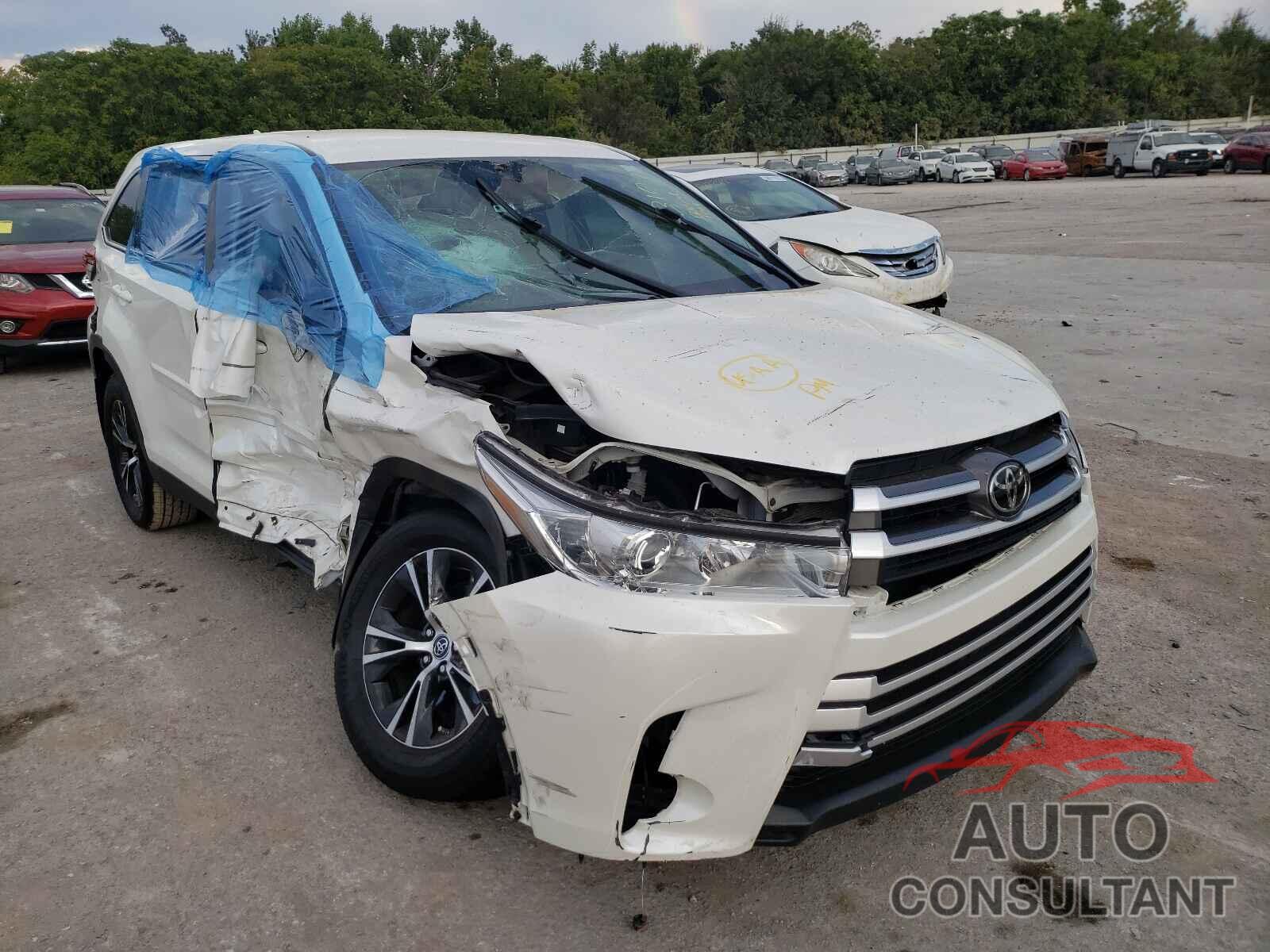 TOYOTA HIGHLANDER 2019 - 5TDZZRFH4KS358765