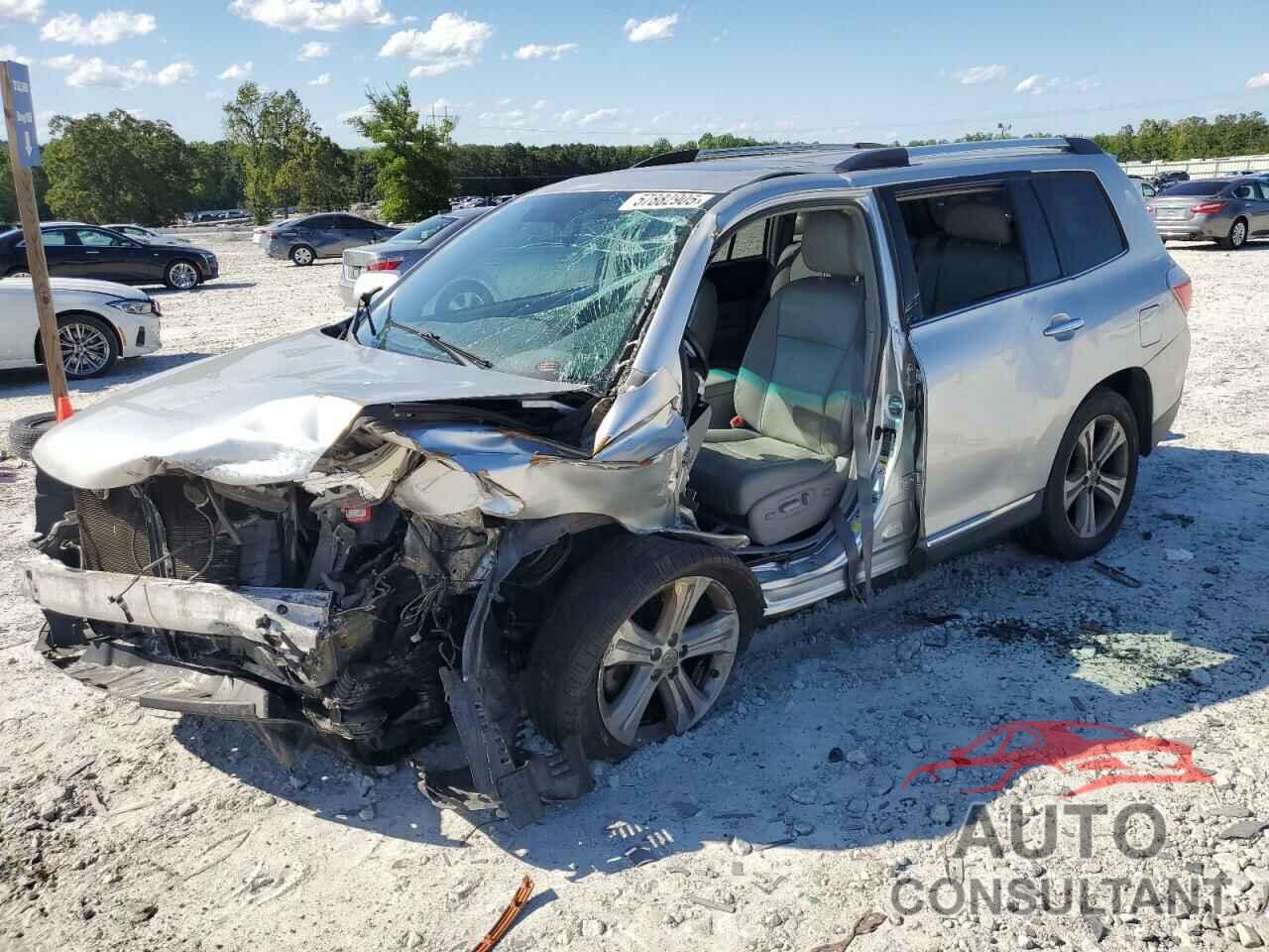 TOYOTA HIGHLANDER 2012 - 5TDDK3EHXCS137556