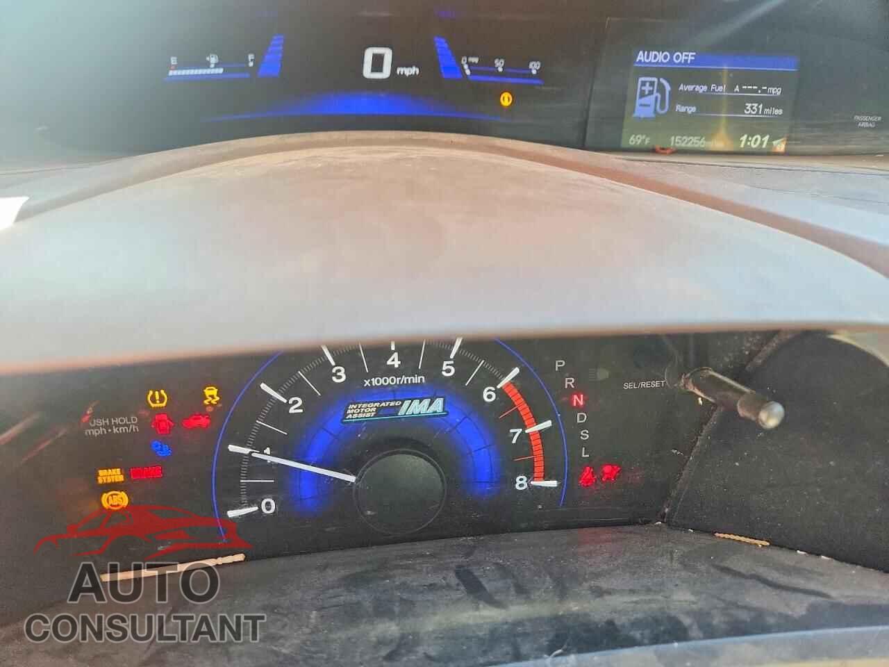 HONDA CIVIC 2012 - JHMFB4F21CS010953