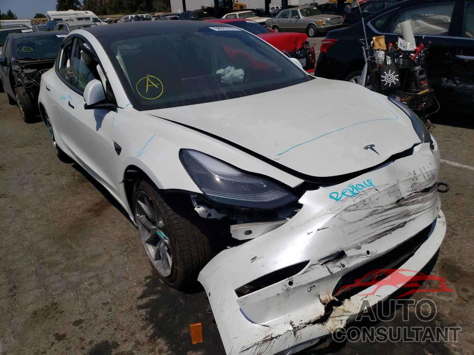 TESLA MODEL 3 2021 - 5YJ3E1EB0MF002921