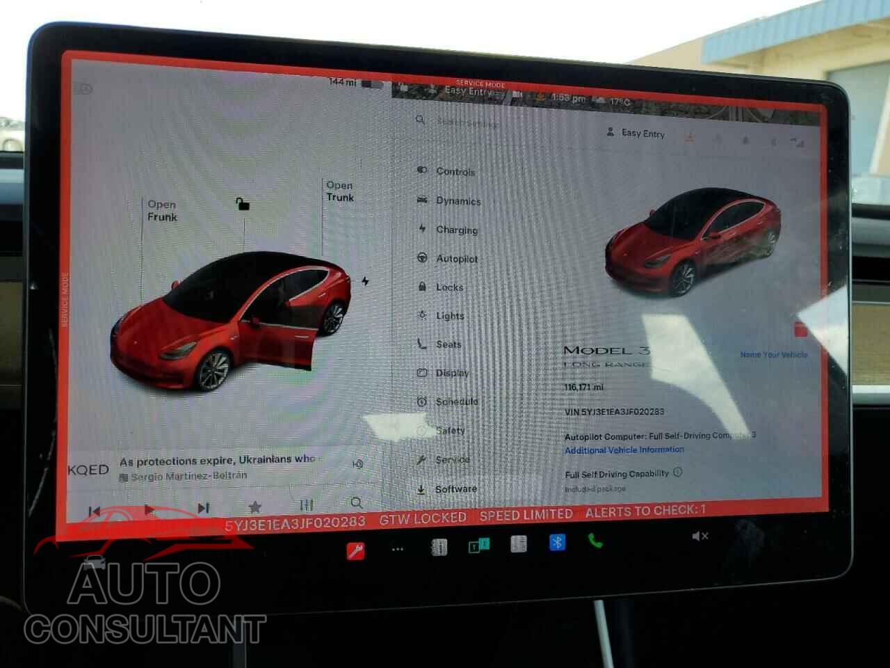 TESLA MODEL 3 2018 - 5YJ3E1EA3JF020283