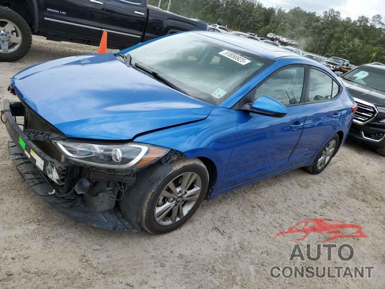 HYUNDAI ELANTRA 2018 - KMHD84LF7JU608945