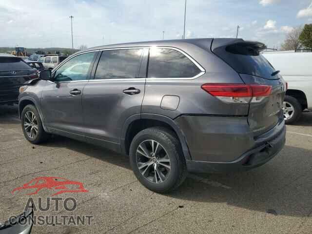 TOYOTA HIGHLANDER 2019 - 5TDZZRFH5KS302995