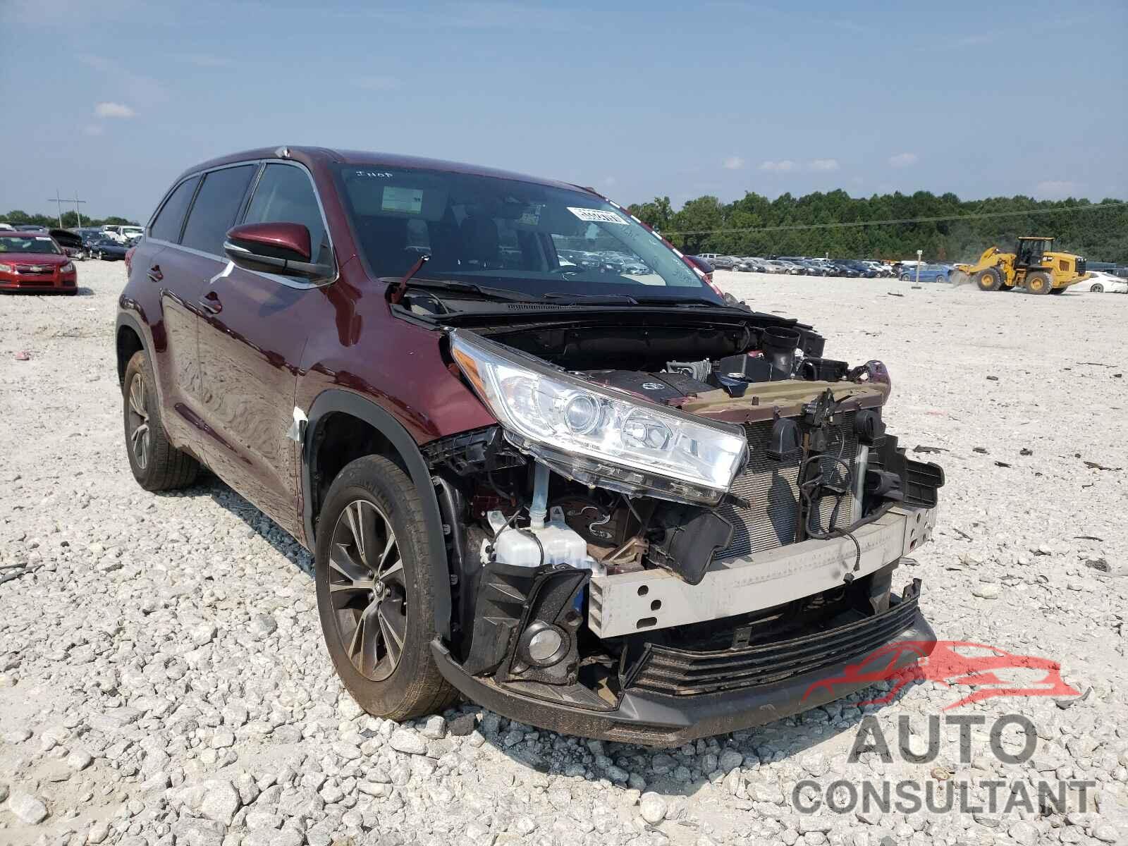 TOYOTA HIGHLANDER 2018 - 5TDZZRFH9JS247126