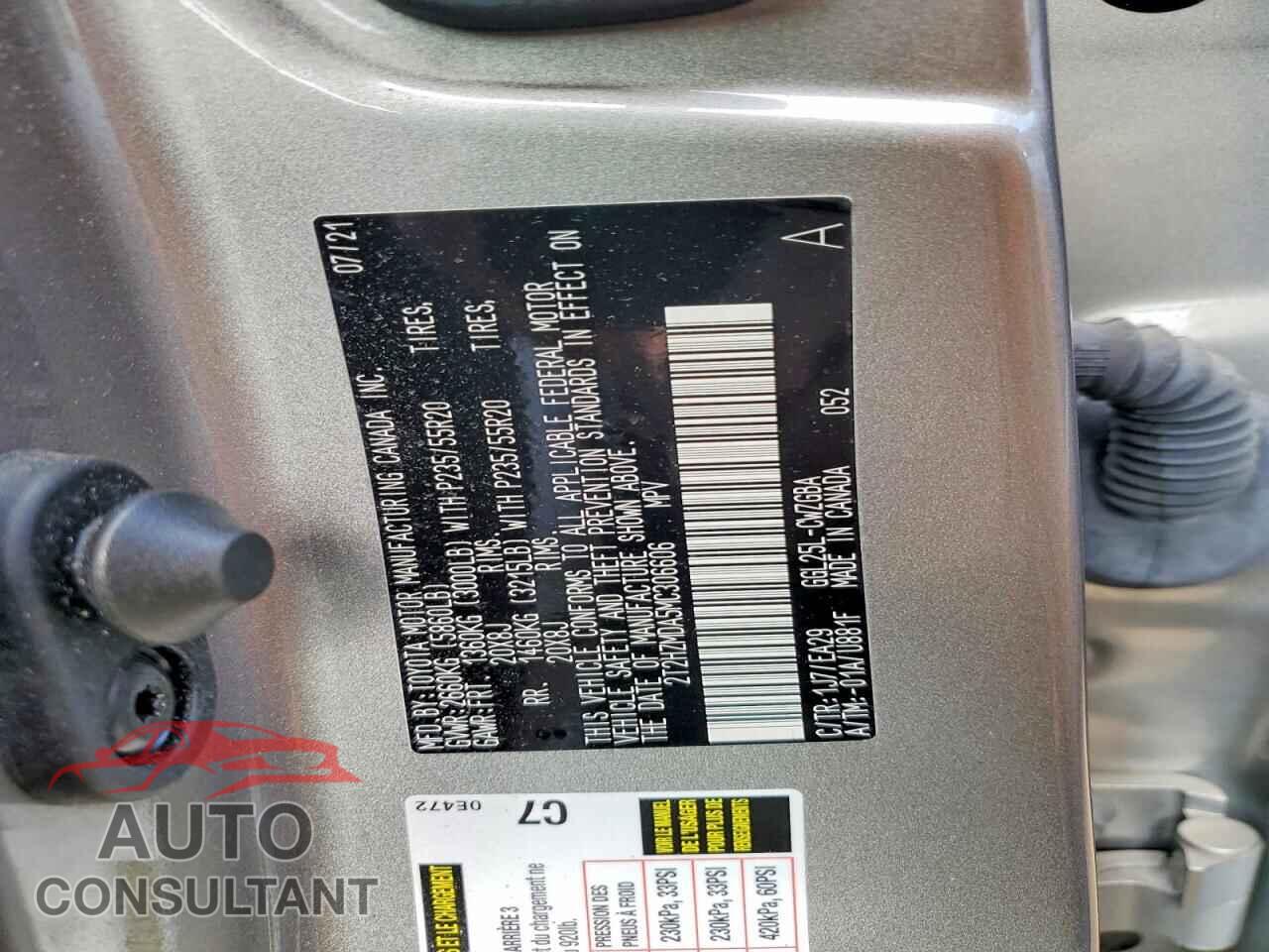LEXUS RX350 2021 - 2T2HZMDA5MC306606
