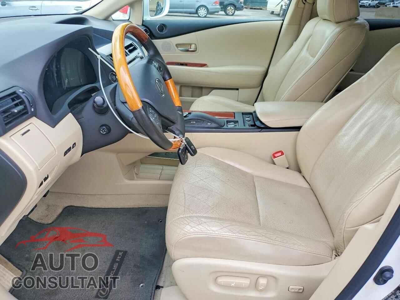 LEXUS RX350 2012 - 2T2BK1BA4CC153713