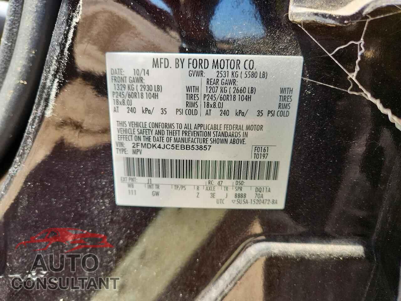 FORD EDGE 2014 - 2FMDK4JC5EBB53857