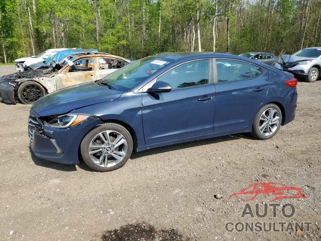 HYUNDAI ELANTRA 2017 - KMHD84LF9HU217905