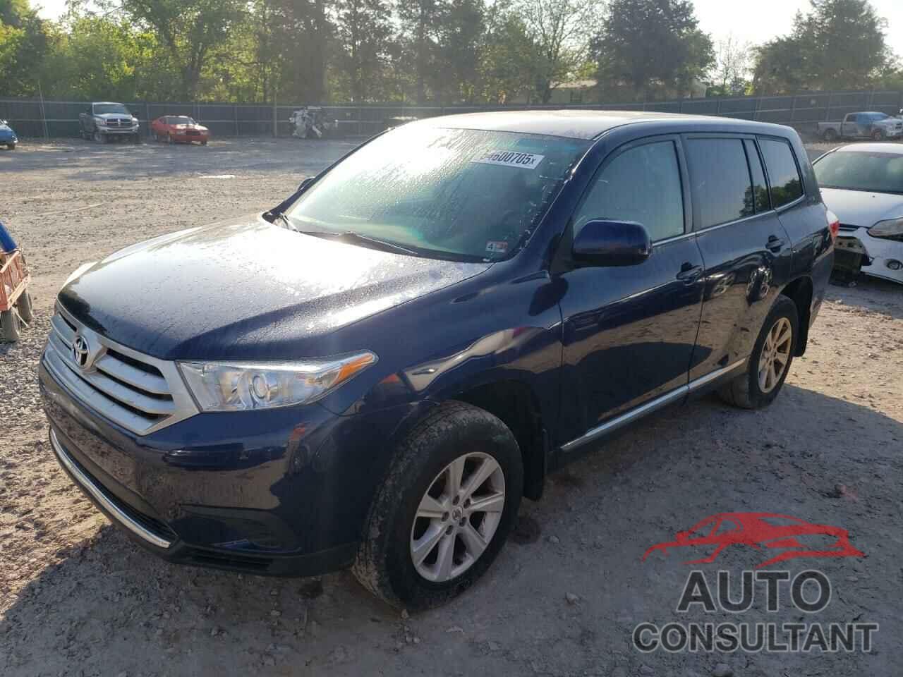 TOYOTA HIGHLANDER 2013 - 5TDBK3EH5DS210339