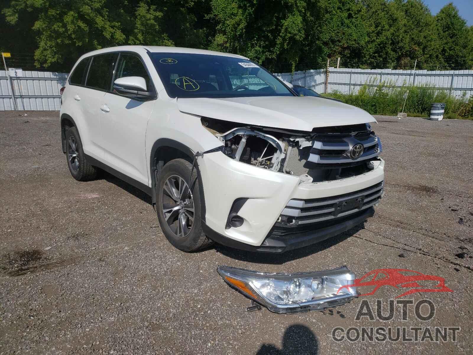 TOYOTA HIGHLANDER 2019 - 5TDBZRFH3KS996068