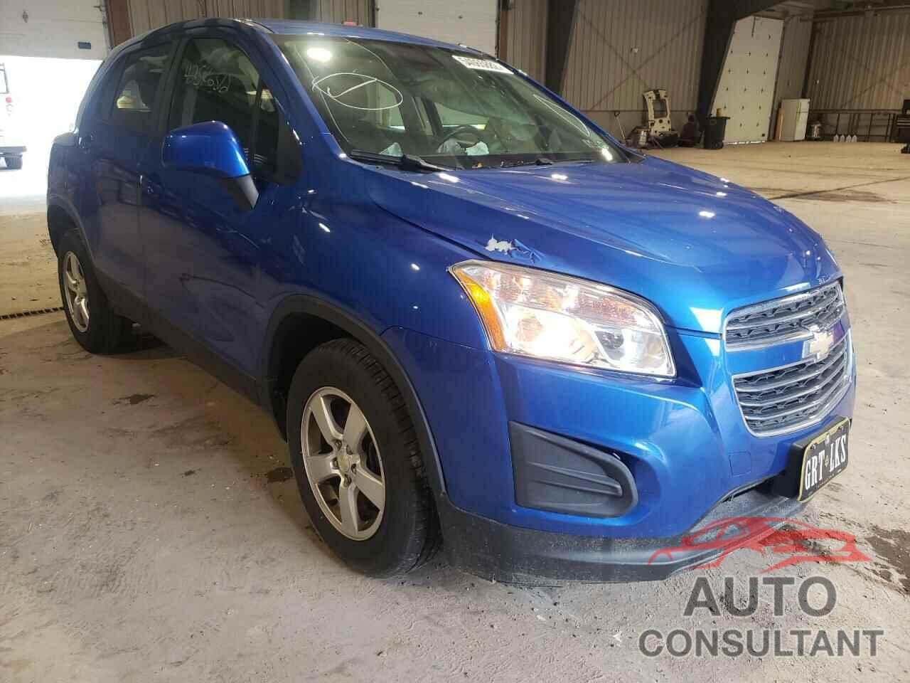 CHEVROLET TRAX 2016 - KL7CJNSB1GB539793